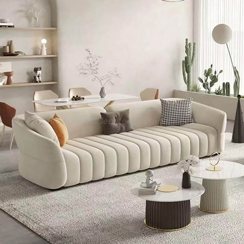 Modernes, einfaches Wohnzimmer-Stoffsofa