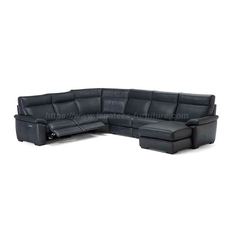 Intelligentes Sofa in L-Form mit Polsterung