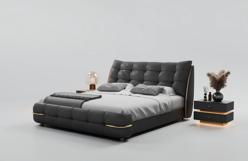 Minimalistische Couch ohne Last